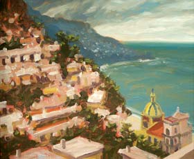 LOOKING DOWN AT SANTA MARIA ASSUNTA