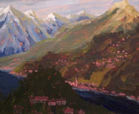 THE ALPS ABOVE BELLAGIO