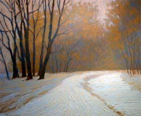 SNOW ON THE CANAL